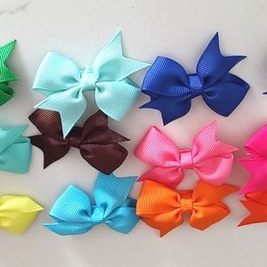 12 Infant/Toddler 2" Bow Clips